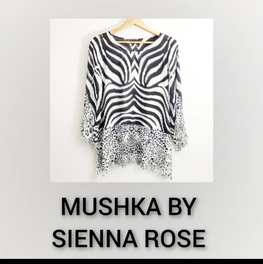 Mushka by Sienna Rose Zebra Print Tunic Small